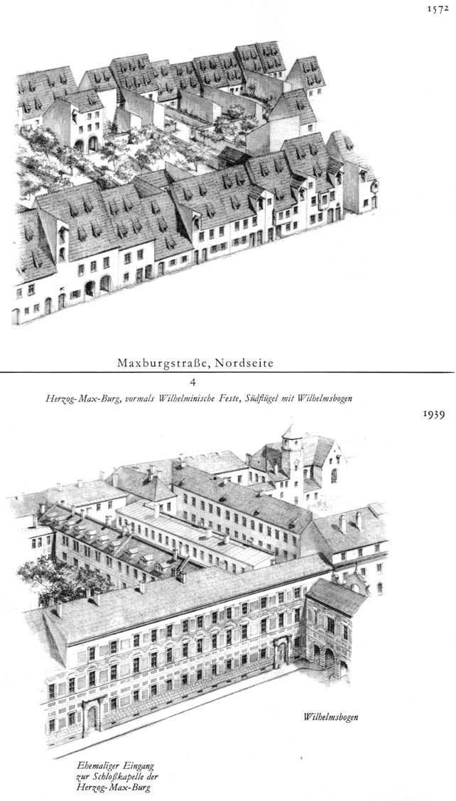 Maxburgstraße, Nordseite