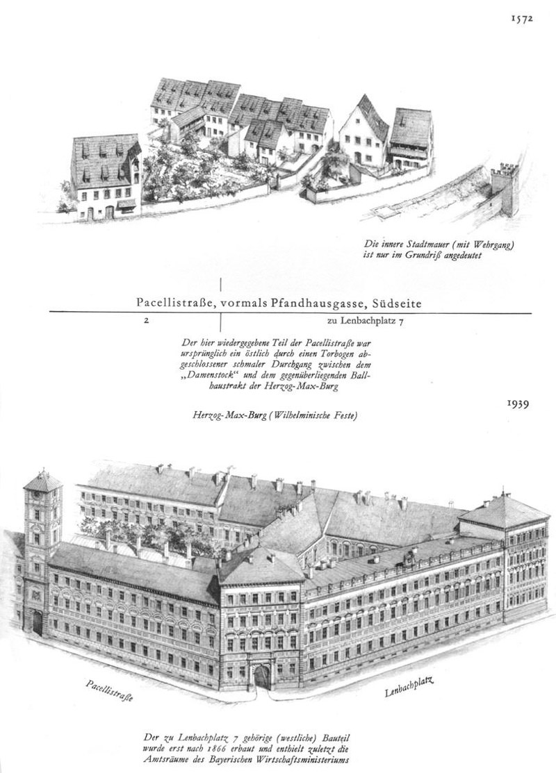 Pacellistraße, Südseite