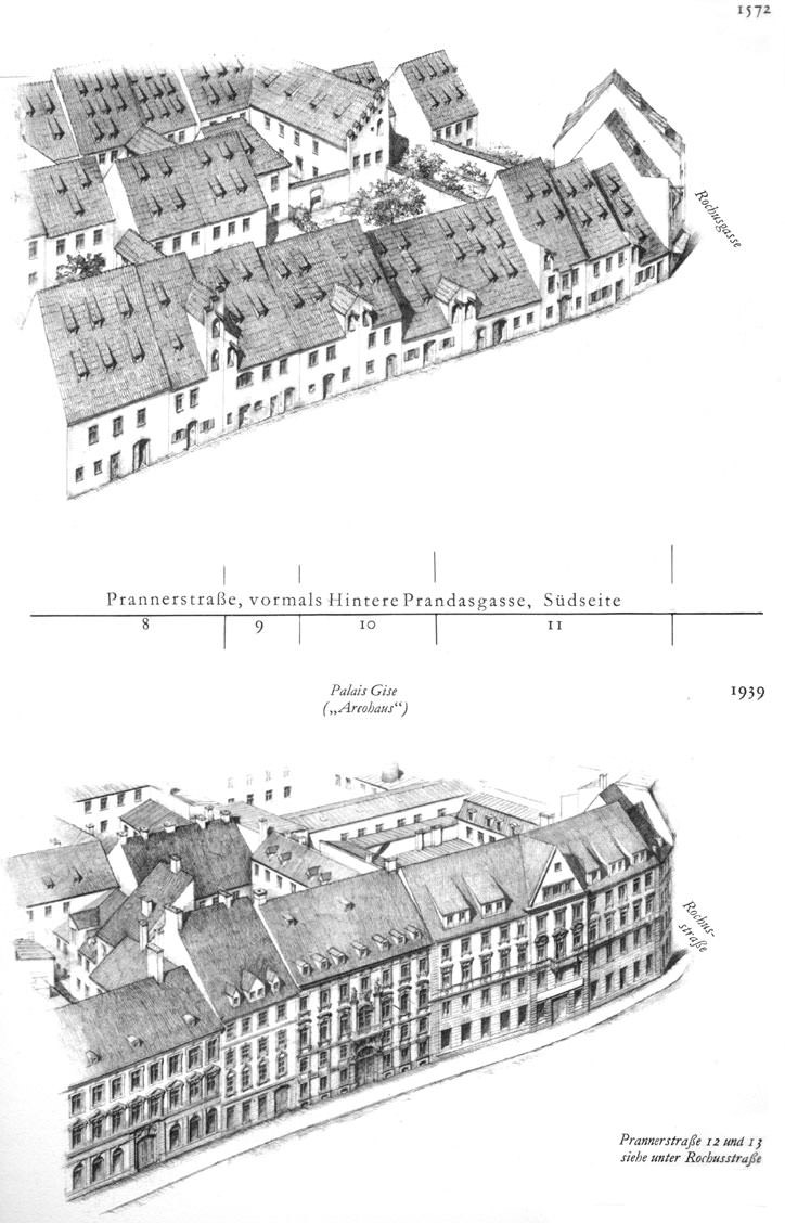 Prannerstraße, 

Südseite