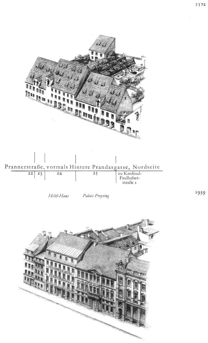 Prannerstraße, Nordseite