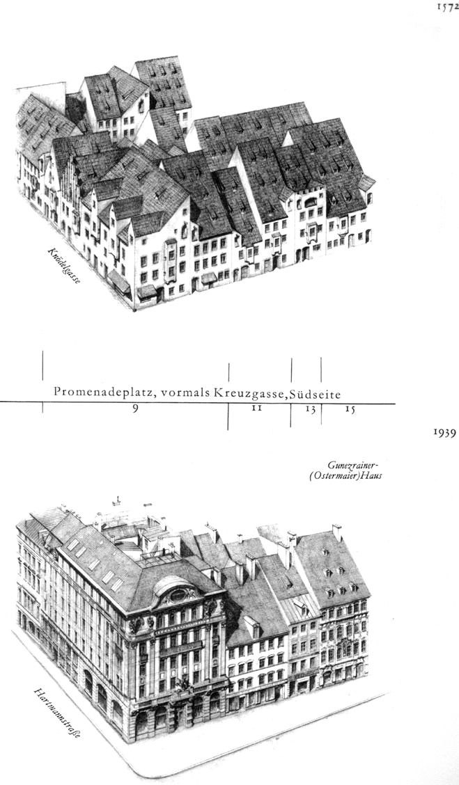Promenadeplatz, Südseite