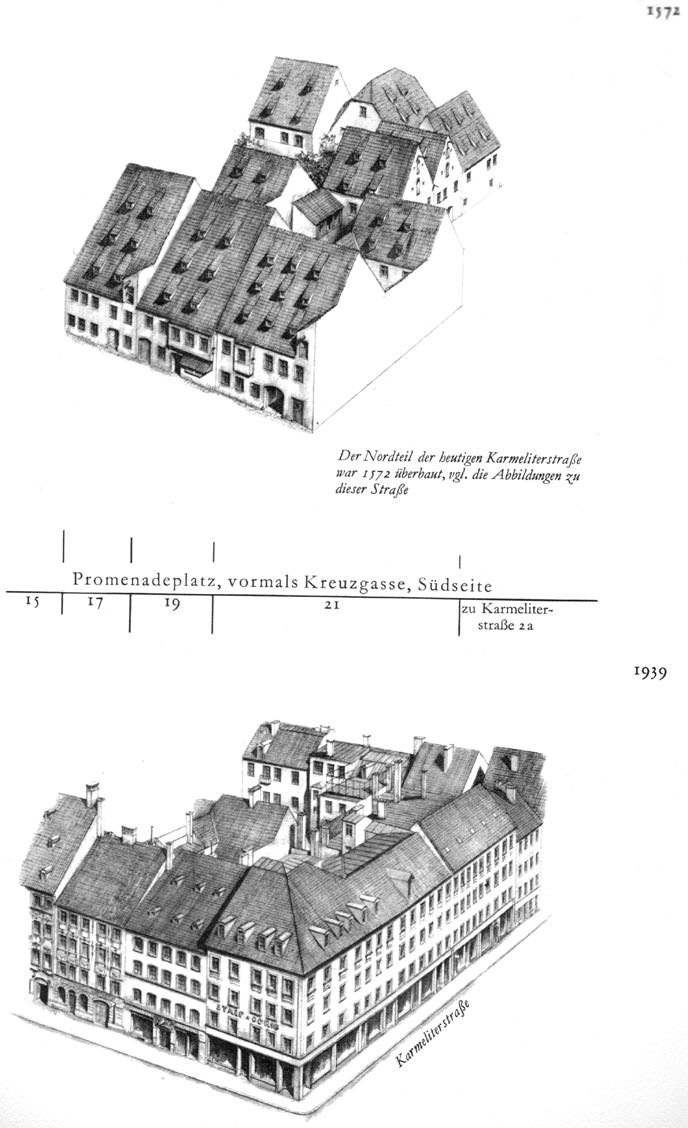 Promenadeplatz, Südseite