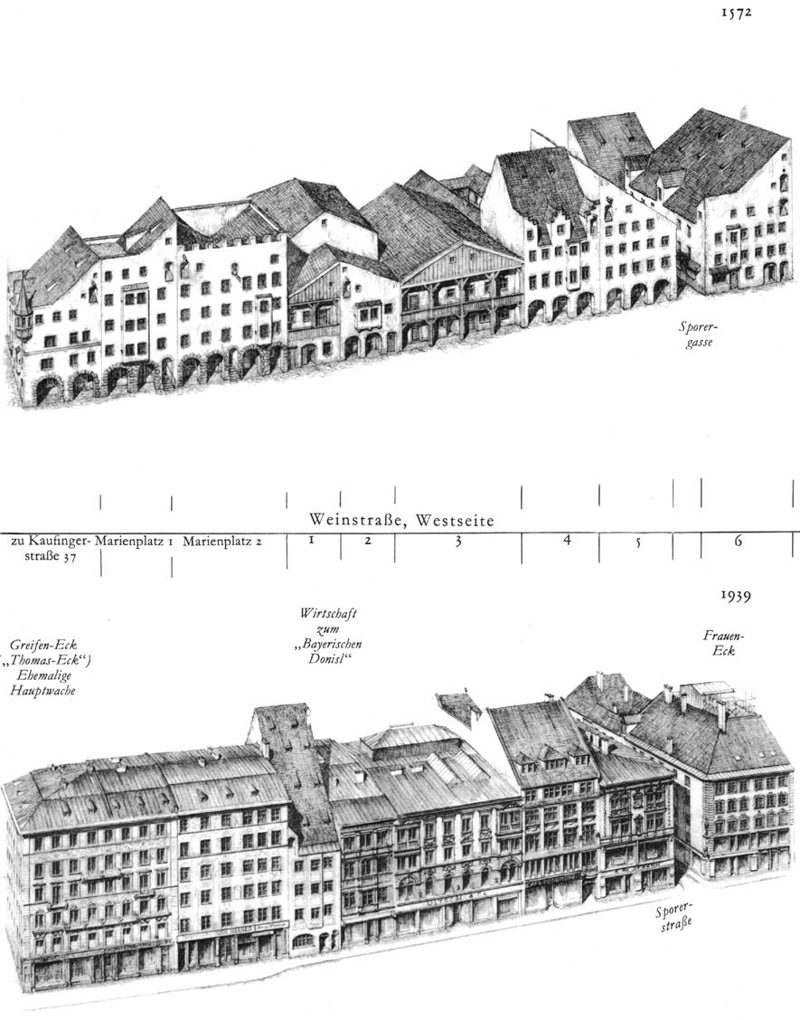 Weinstraße, Westseite