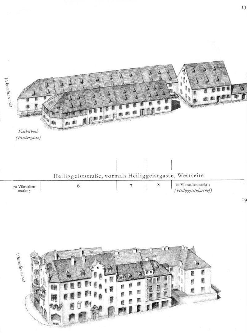 Heiliggeistraße, Westseite