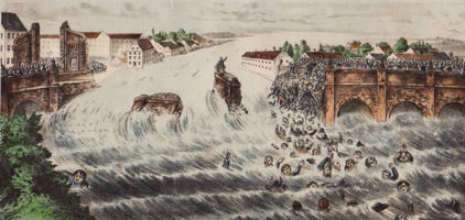  - Einsturz der Isarbrücke