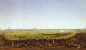  - Das erste Pferderennen auf der Theresienwiese zu Münche