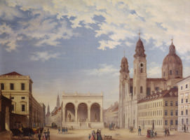  - Feldherrnhalle und Theatinerkirche
