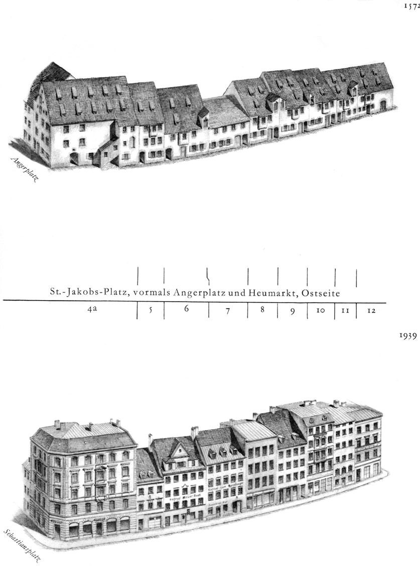 St. Jakos-Platz, Ostseite