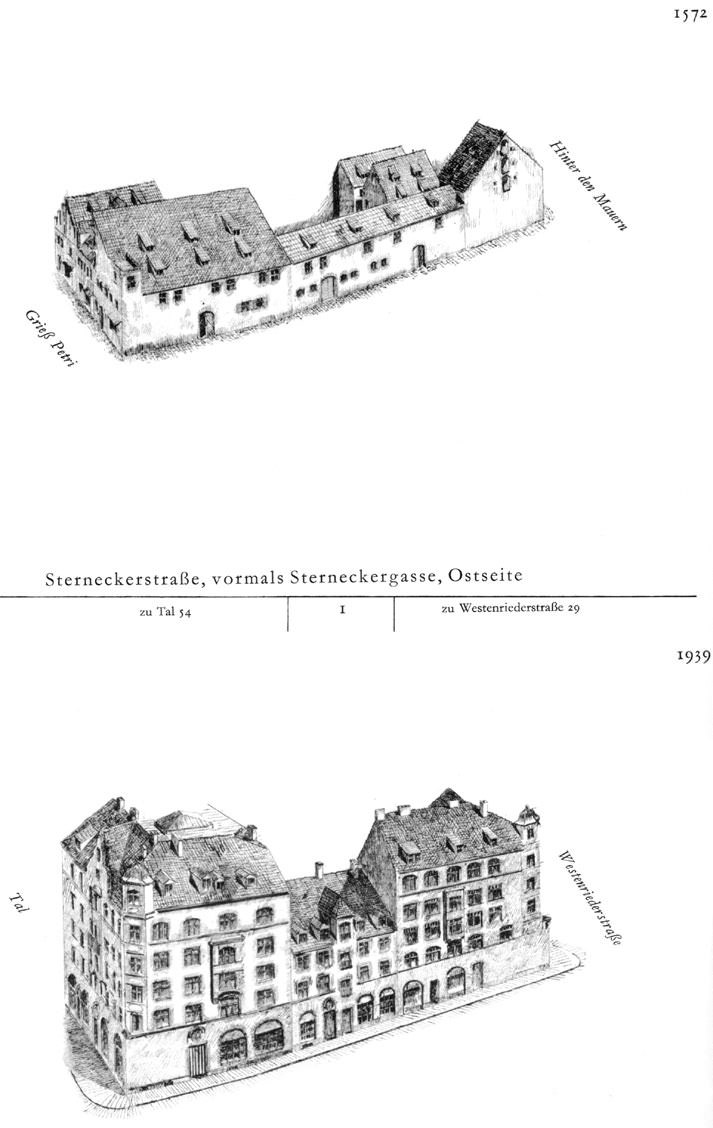 Sterneckerstraße, Ostseite