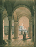  - Säulenhalle der Universität