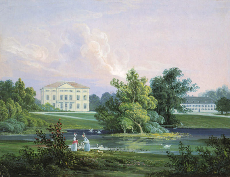Historische Ansicht: Schloss Biederstein