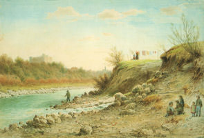  - An der Isar bei der Maximiliansbrücke