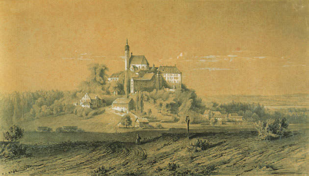 Historische Ansicht: Andechs