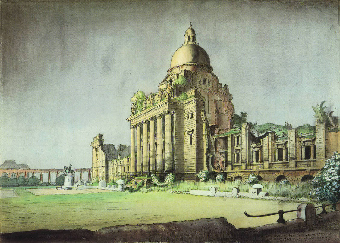 Die Ruine des Armeemuseums