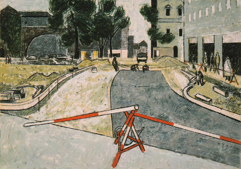 Straßenbaustelle Sendlinger-Tor-Platz