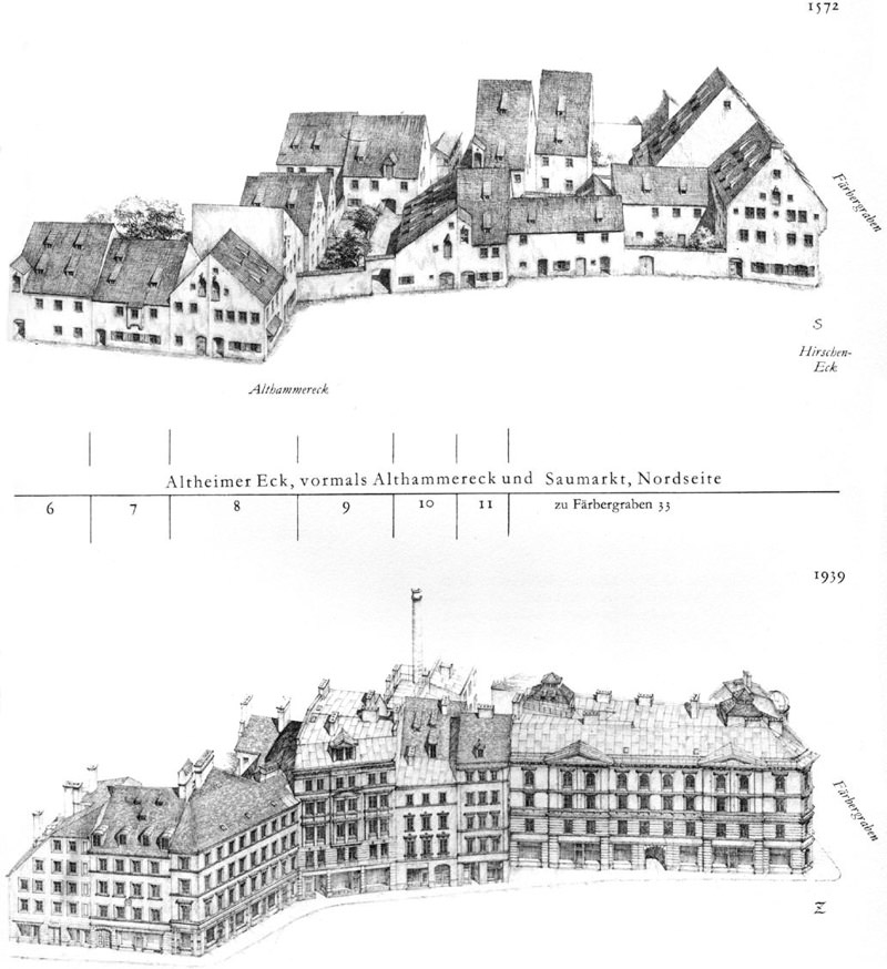 Altheimer Eck, Nordseite