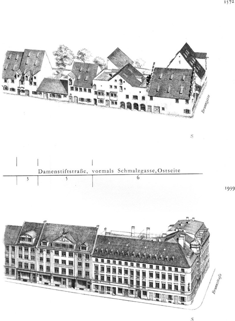Damenstiftstraße, Ostseite