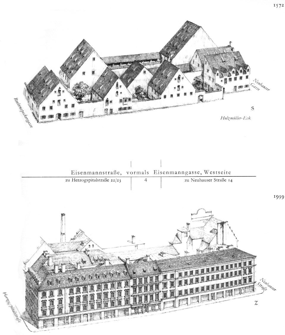 Eisenmannstraße, Westseite