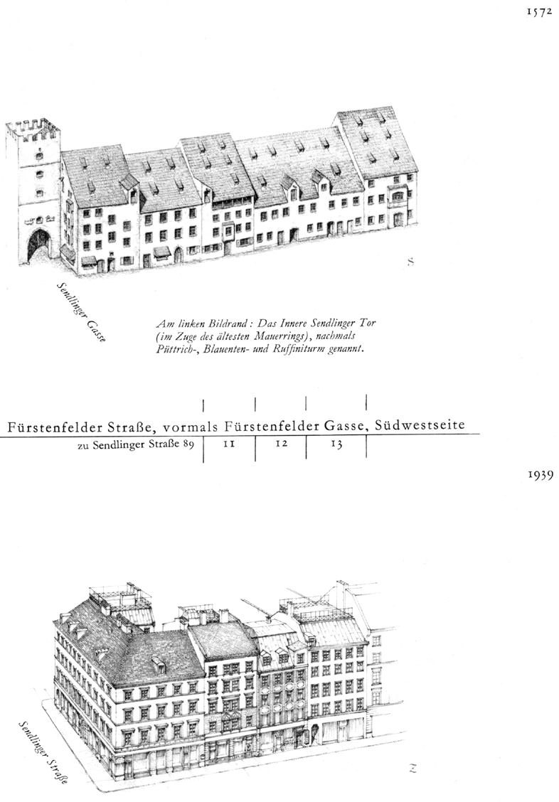 Fürstenfelder-Straße, Südwestseite