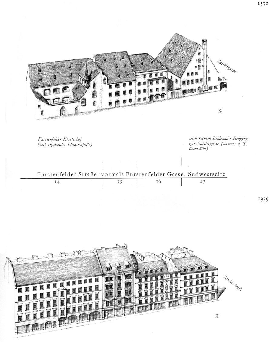 Fürstenfelder-Straße, Südwestseite
