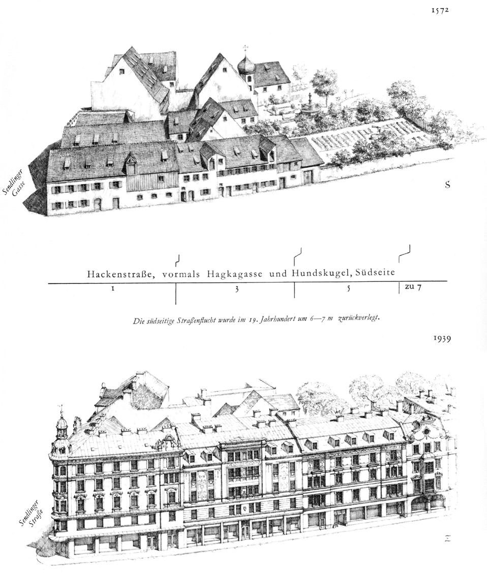 Hackenstraße, Südseite