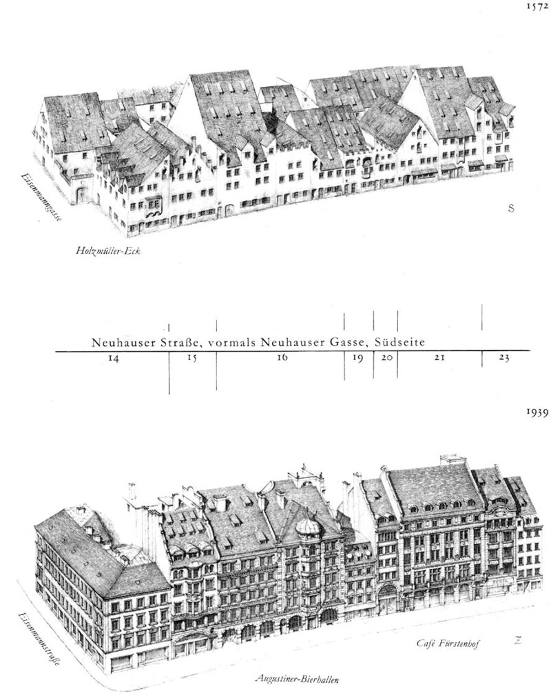 Neuhauser Straße, Südseite