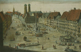  - Marienplatz um 1730