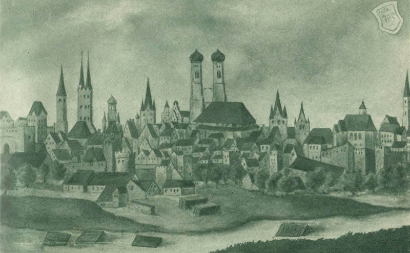 Stadtansicht aus dem 

Mittelalter