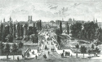  - Maximiliansbrücke und Maximilianstraße