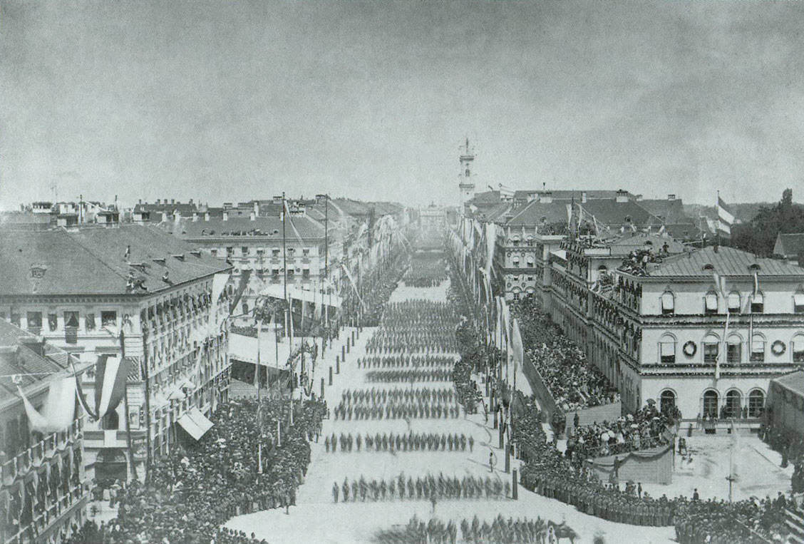 Einzug der bayerischen Truppen