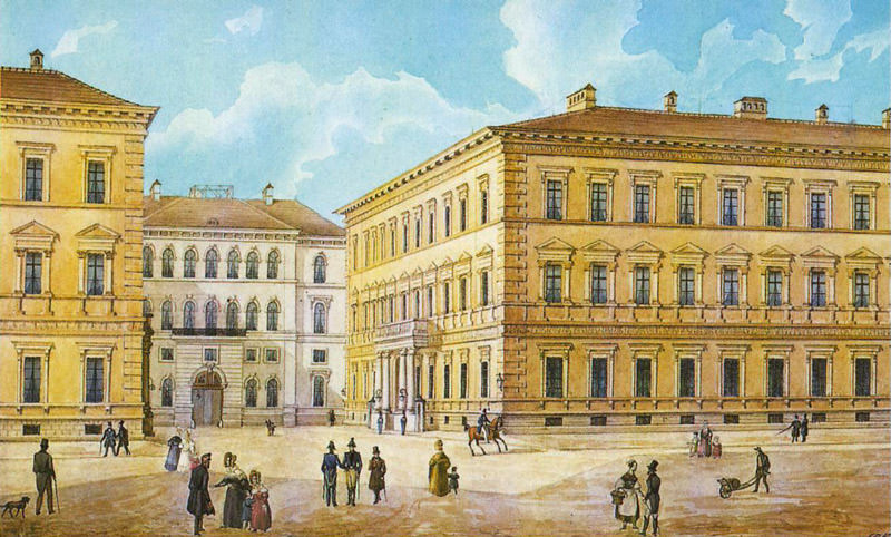 title=Palais Leuchtenberg - Odeonsplatz  - Klenze Leo von