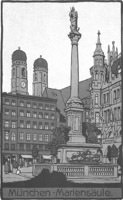  - München-   Mariensäule