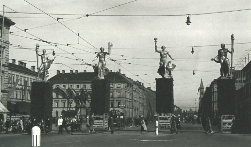 Historische Ansicht: Odeonsplatz