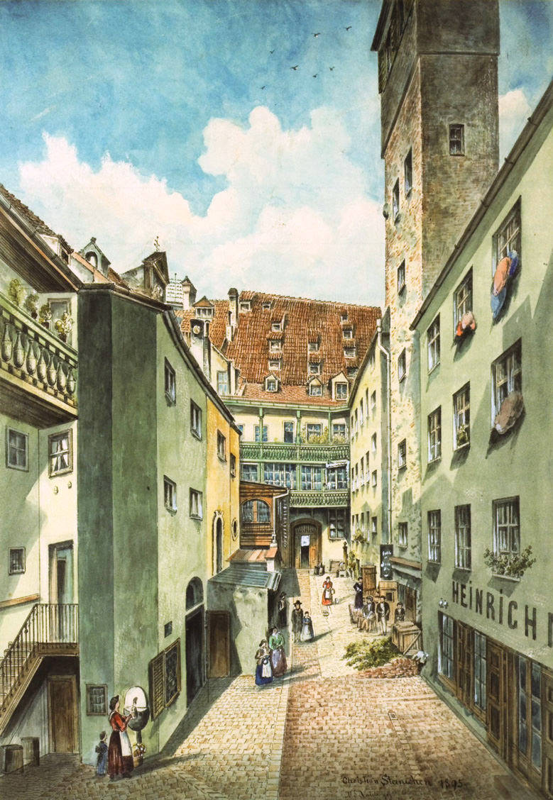Historische Ansicht: Löwenturm