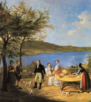  - König Max I. Joseph mit zwei Töchtern