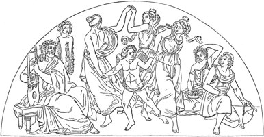  - Lünettenbild im Speisesaal des Königsbau