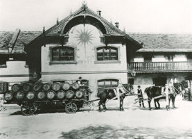  - Bierwagen der Pschorrbrauerei 