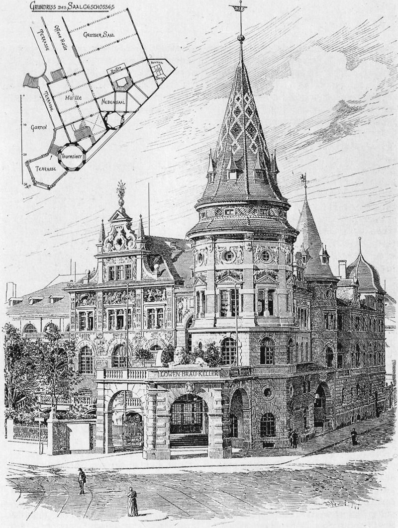 Löwenbräukeller am 

Stiglmaierplatz