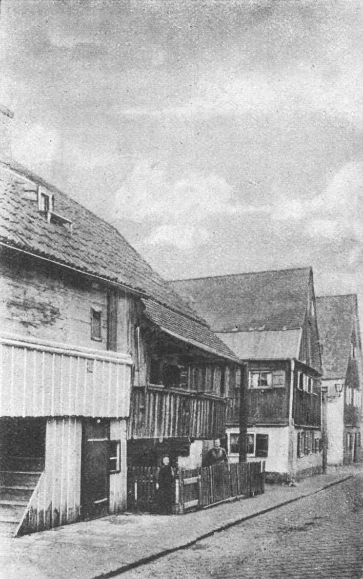 Historische Ansicht: Alte Häuser in Haidhausen