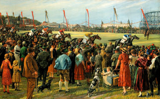 - Pferderennen auf dem Oktoberfest 1934
