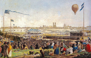  - Ballonaufstieg auf dem Oktoberfest