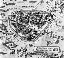  - Stadtplan von 1250