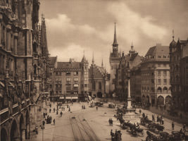 Tiez Hermann - Marienplatz um 1910