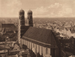 Tiez Hermann - Blick vom Rathausturm zur Frauenkirche um 1910