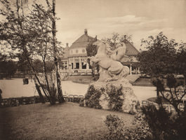 Tiez Hermann - Hauptrestaurant im Ausstellungspark um 1910