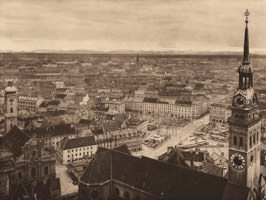 Tiez Hermann - München mit Gebirge um 1910