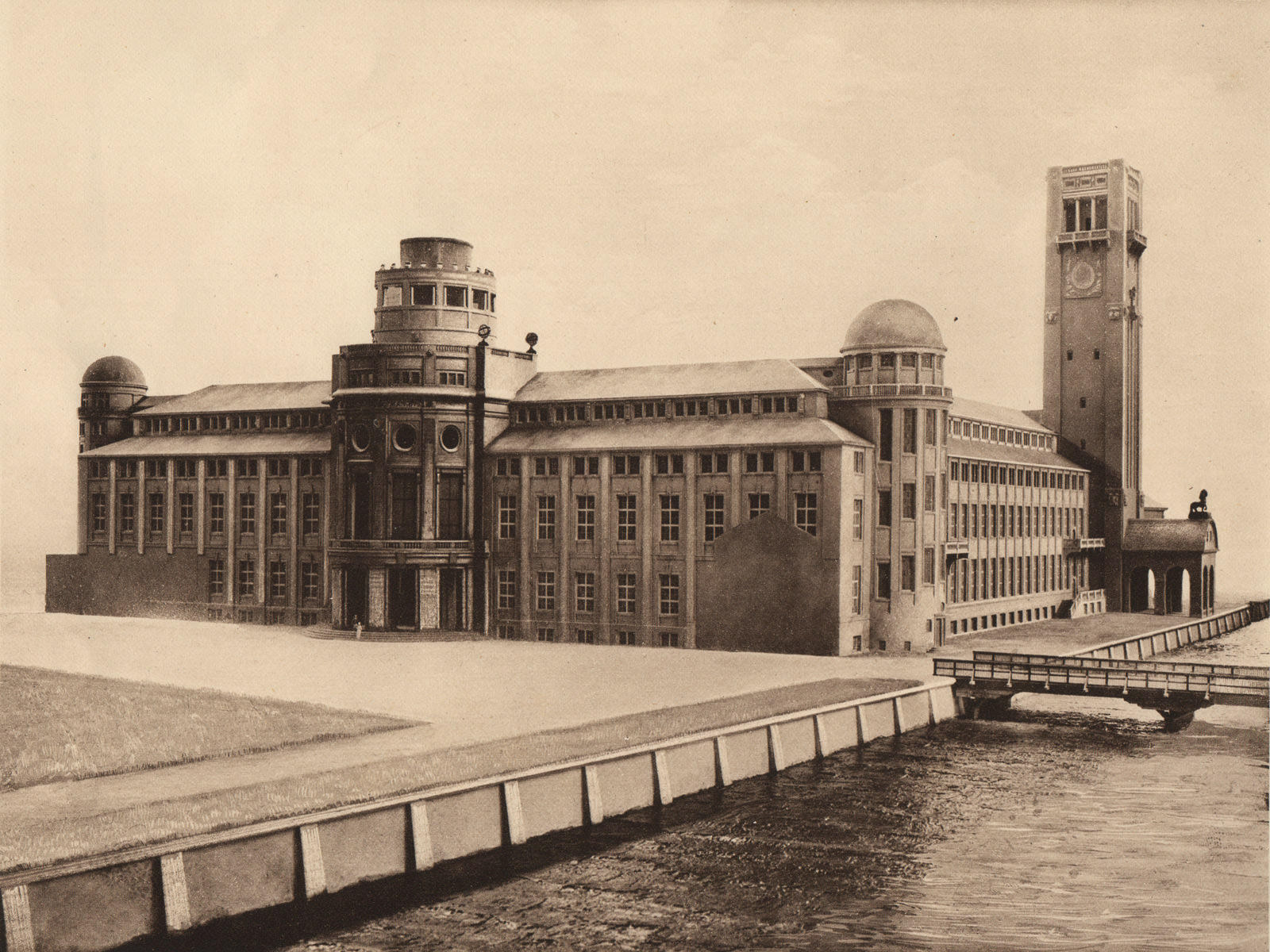 Deutsches Museum im Bau um 1910