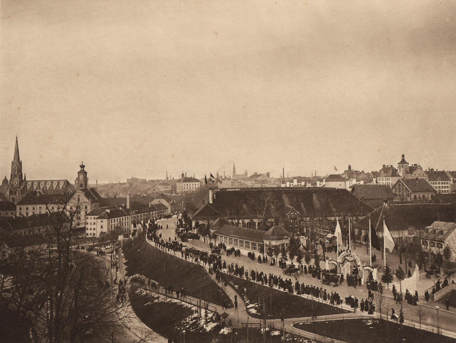 Salvator Ausschank auf dem Nockherberg um 1910