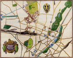 - Militärischer Stadtplan München von 1914