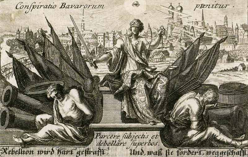 Allegorie auf die Niederwerfung des Volksaufstands